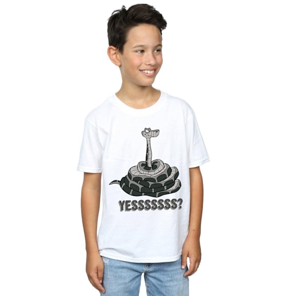 Disney Boys The Jungle Book Kaa Yesssss T-shirt 12-13 år Vit White 12-13 Years