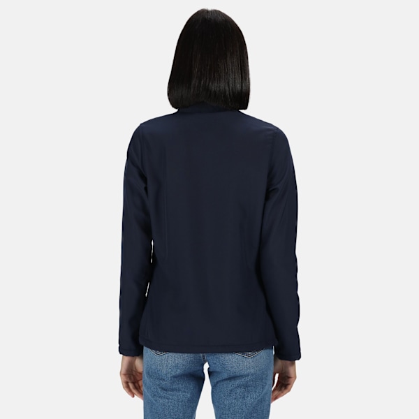 Regatta Professional Dam/Dam Printable Soft Shell Jacka Navy Blue/French Blue 14 UK
