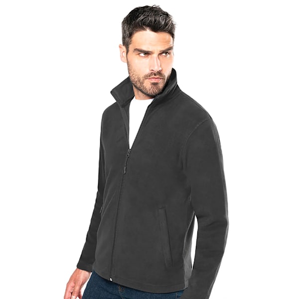 Kariban Falco Full Zip Anti Pill Fleece Jacka L Mörkgrå Dark Grey L