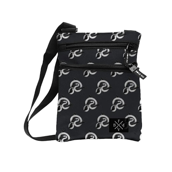 RockSax Gravity Pattern Bullet For My Valentine Crossbody Bag O Black/White One Size