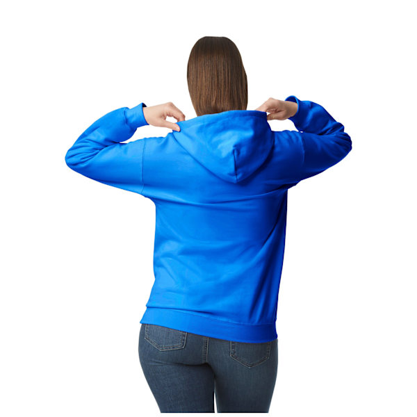 Gildan Unisex Adult Softstyle Fleece Midweight Hoodie XL Royal Royal Blue XL