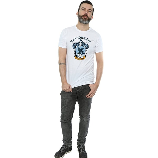 Harry Potter Pojkar Ravenclaw Bomull T-shirt 5-6 År Vit White 5-6 Years