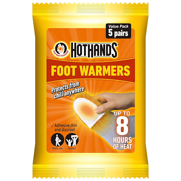 HotHands Foot Warmers (5-pack) One Size White White One Size