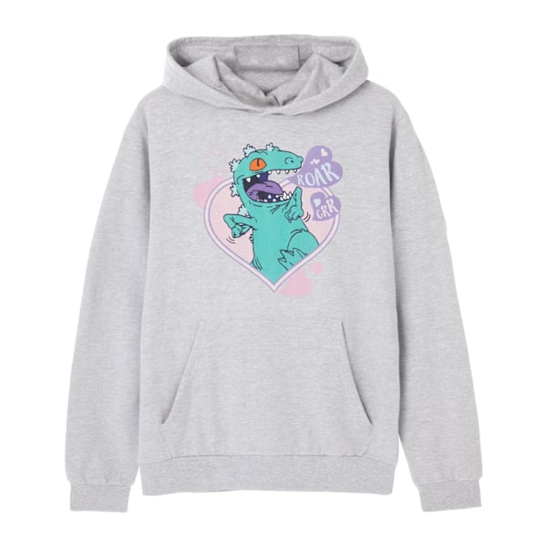 Rugrats Dam/Kvinnor Älskar Reptar Marl Hoodie XL Grå Grey XL