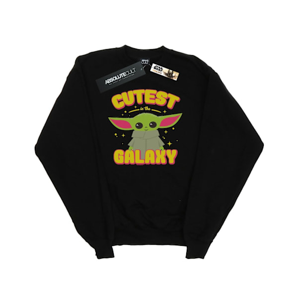 Star Wars Girls The Mandalorian Cutest In The Galaxy Sweatshirt Black 3-4 Years