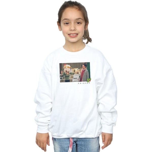 Friends Girls Turkey Head Sweatshirt 5-6 år Vit White 5-6 Years