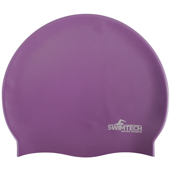 SwimTech Unisex Vuxen Silikon Simmössa En Storlek Lila Purple One Size