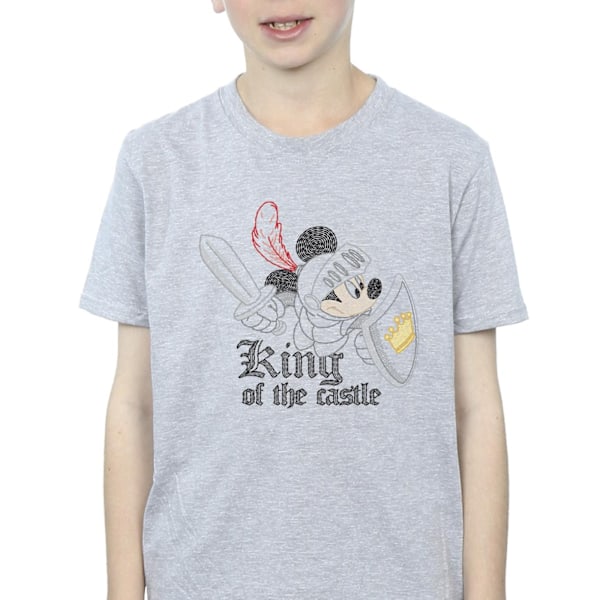 Disney Boys Mickey Mouse King Of The Castle T-Shirt 12-13 år Sports Grey 12-13 Years