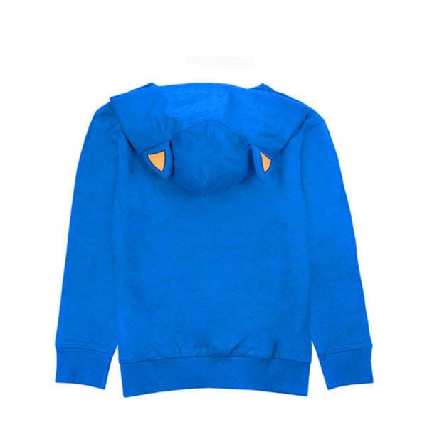 Sonic The Hedgehog Pojkar 3D Öron Hoodie 4-5 År Blå Blue 4-5 Years
