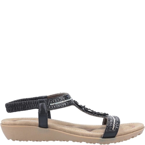 Fleet & Foster Dam/Dam Tabitha Slip On Sandal 4 UK Svart Black 4 UK