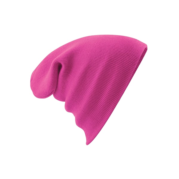 Beechfield Barn/Barn Knitted Beanie One Size Fuchsia Fuchsia One Size