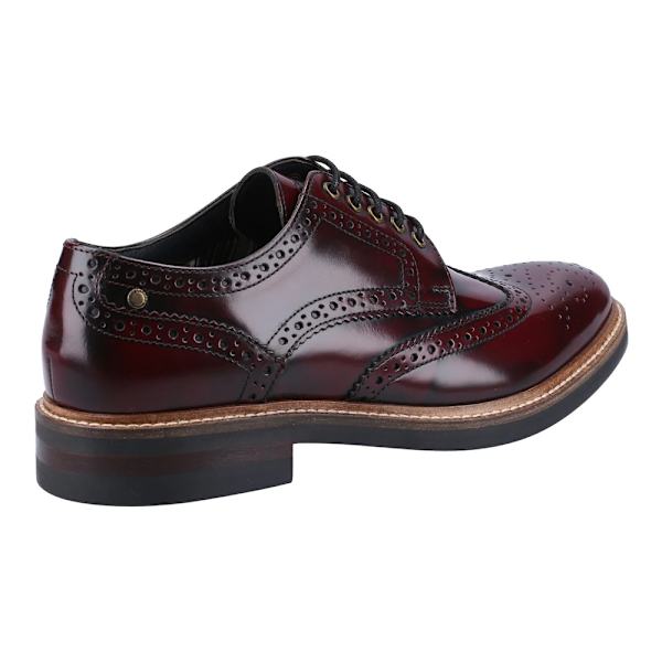 Base London Herr Woburn Excel Läder Brogues 14 UK Bordo Bordo 14 UK