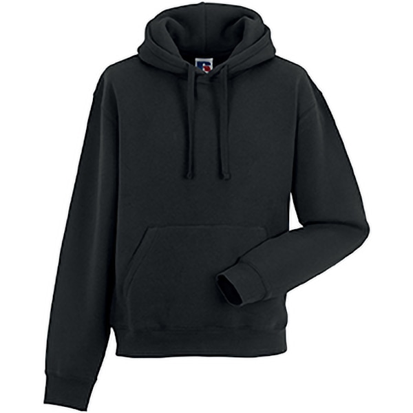 Russell Herr Authentic Hooded Sweatshirt / Hoodie M Svart Black M