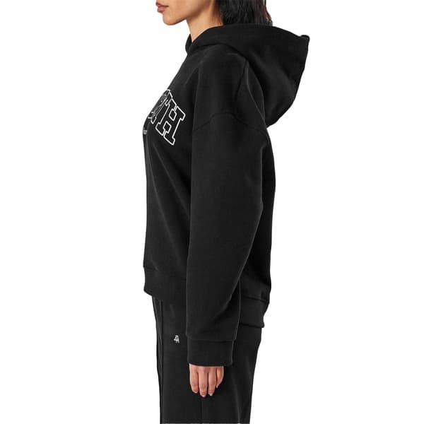 4th & Reckless Dam/Dam Cara Bokstäver Avslappnad Passform Hoodie Black 8 UK