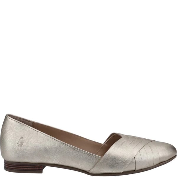 Hush Puppies Dam/Dam MARLEY metalliska balettskor i läder Gold 7 UK