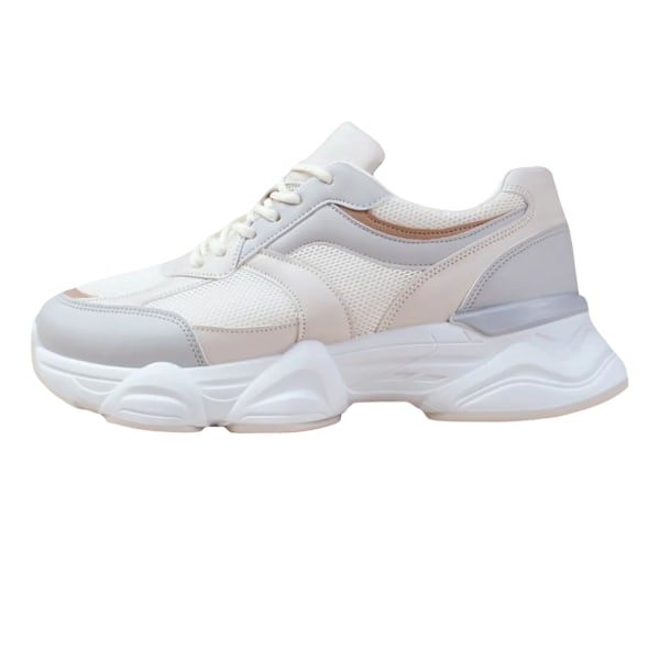 Where's That From Dam/Kvinnor Hoops Mesh Tränare 4 UK Cream/ Cream/Grey 4 UK