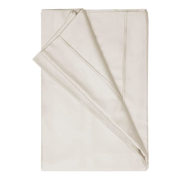 Belledorm 100% bomullssatin lakan enkel Elfenben Ivory Single