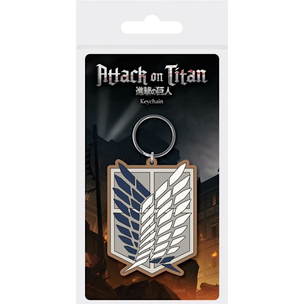 Attack on Titan S4 Wings Of dom PVC Nyckelring One Size Blå/Vit Blue/White/Grey One Size