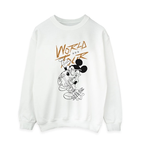Disney Herr Mickey Mouse World Tour Line Sweatshirt XL Vit White XL