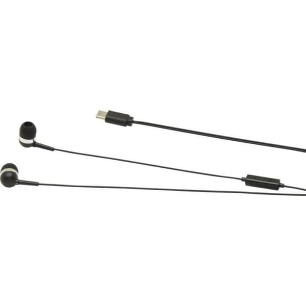 Återvunna ABS-plast Hörlurar med Sladd One Size Solid Svart Solid Black One Size