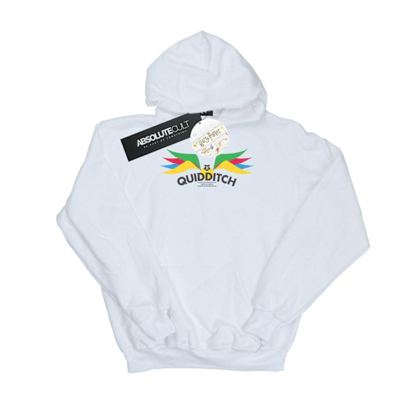 Harry Potter Pojkar Snitch Vingar Pastell Hoodie 7-8 År Vit White 7-8 Years