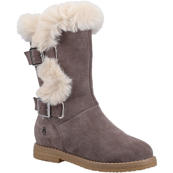 Hush Puppies Girls Mini Megan Suede Boots 11 UK Barn Grå Grey 11 UK Child