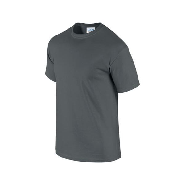 Gildan Herr Ultra Cotton T-Shirt 5XL Kolgrå Charcoal 5XL