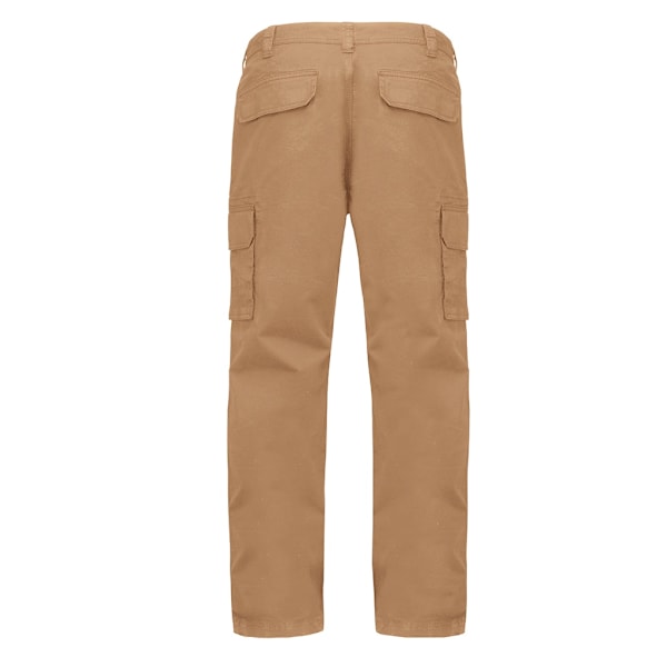 Kariban Unisex Multi-Pocket Cargo Byxor 34R Kamel Camel 34R