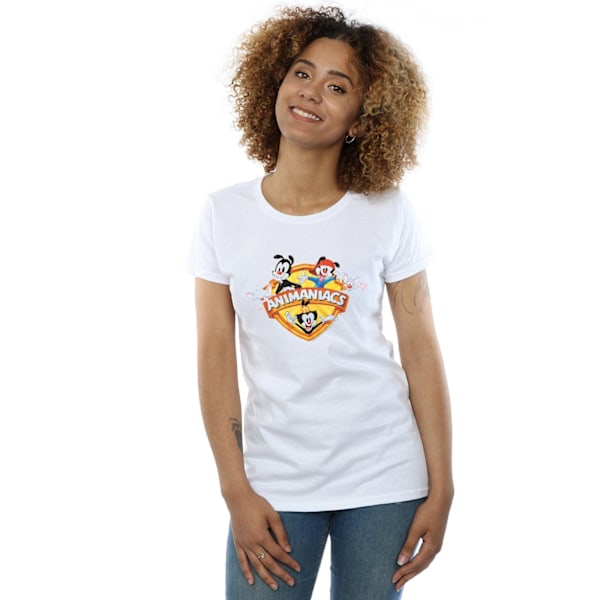 Animaniacs Dam/Kvinnor Gruppsköld Bomull T-shirt M Vit White M