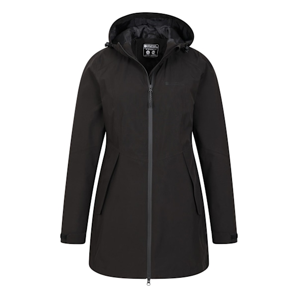 Mountain Warehouse Dam/Dam Hilltop II Vattentät Jacka 2 Jet Black 20 UK