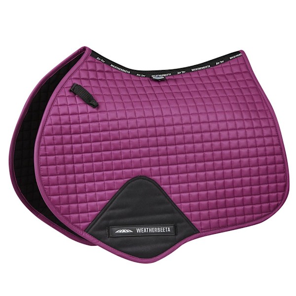 Weatherbeeta Prime Jump Shaped Saddle Pad Pony Röd Violett Red Violet Pony