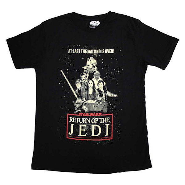 Star Wars: Return Of The Jedi Unisex Vuxen Väntan Är Över T-Shirt Black M