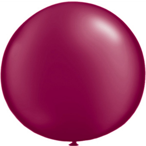Qualatex 5 tum enkla latexpartyballonger (förpackning om 100) (48 färger) Pearl Burgundy One Size