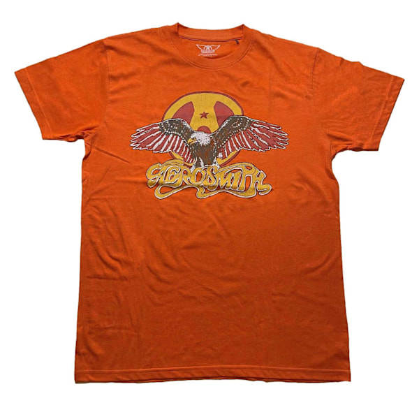 Aerosmith Unisex Eagle T-shirt L Orange Orange L