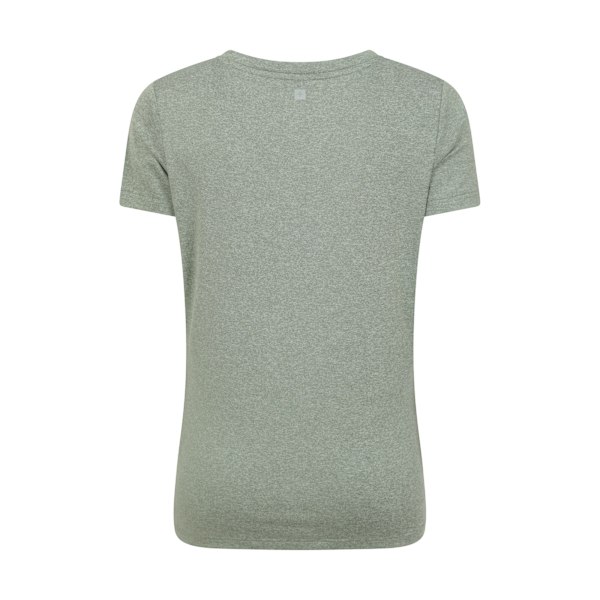 Mountain Warehouse Vitality V-ringad T-shirt för dam, storlek 10 UK Khaki Green 10 UK
