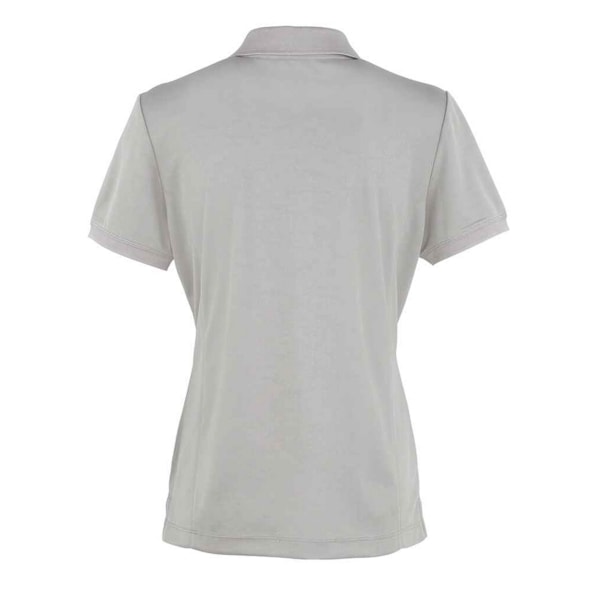 Premier Dam/Kvinnors Coolchecker Pique Poloskjorta 10 UK Silver Silver 10 UK