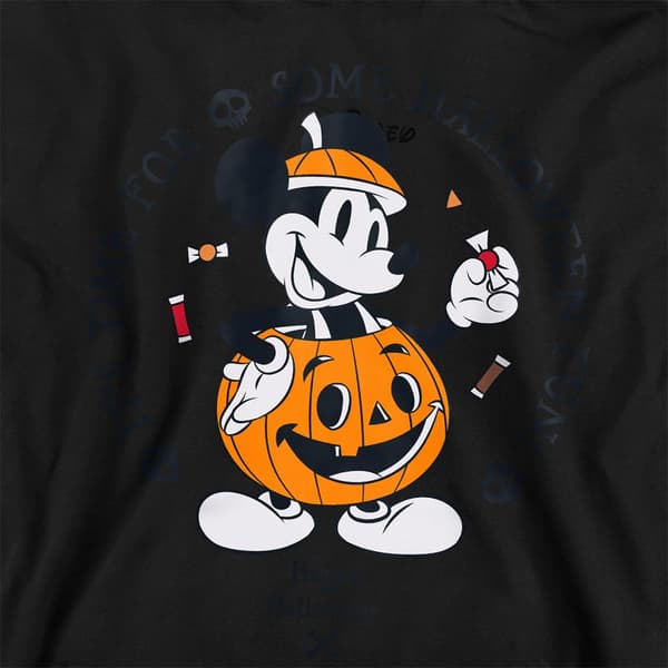 Disney Barn/Barn Mickey Mouse Pumpa Pullover Hoodie 12-1 Black 12-13 Years