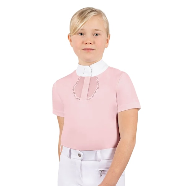 Coldstream Barn/Barn Next Generation Lanark Tävlingsskjorta 11- Blush Pink 11-12 Years