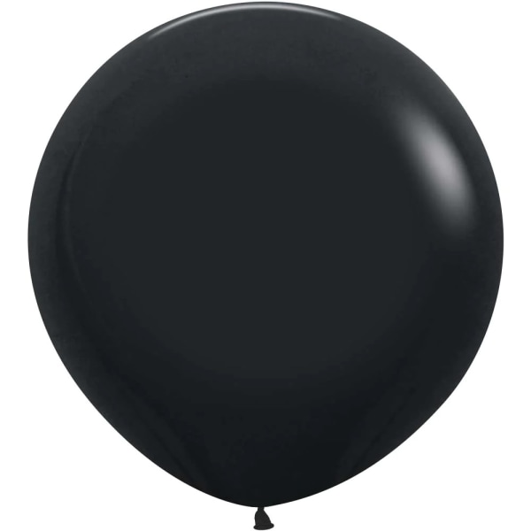 Globos Latex Plain Balloons (Pack med 10) One Size Svart Black One Size