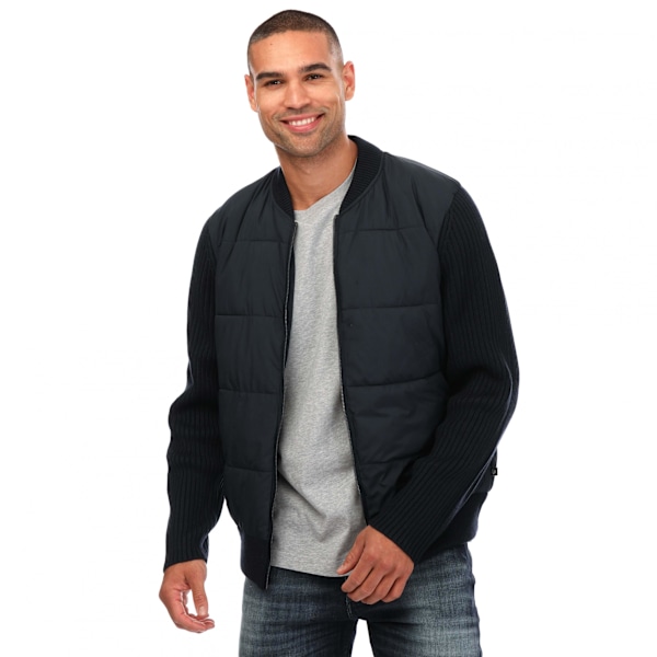 Ted Baker Herr Spores Full Zip Regular Vadderad Jacka S Marinblå Navy S