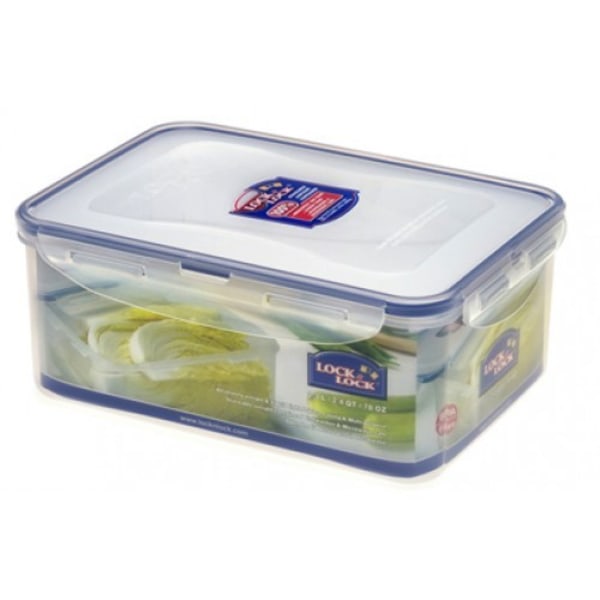 Lock & Lock Rektangulär Matbehållare 1,6L Transparent Transparent 1.6L
