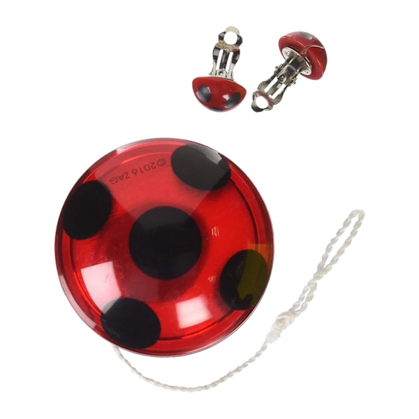 Miraculous Lady Bug Kostym Tillbehör Set One Size Röd/Svart Red/Black One Size