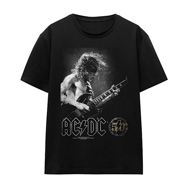 AC/DC Unisex Vuxen Foto Gitarr T-Shirt XL Svart Black XL