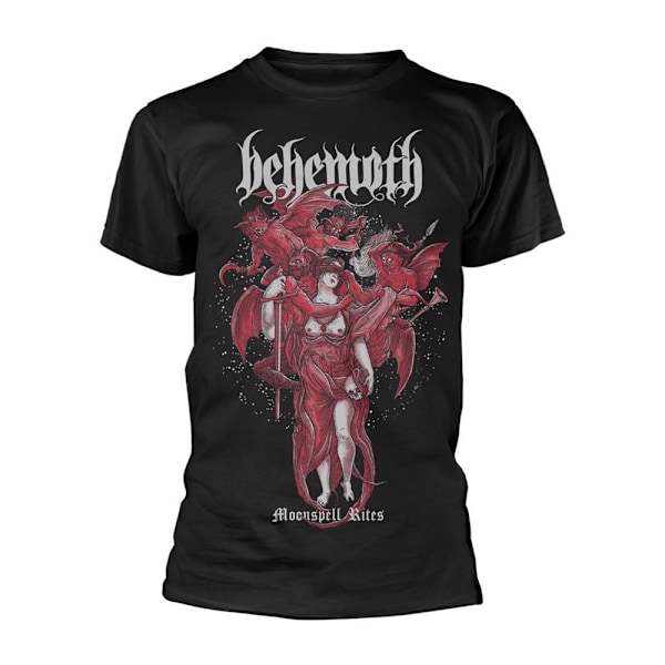 Behemoth Unisex Vuxen Moonspell Rites T-Shirt XL Svart Black XL