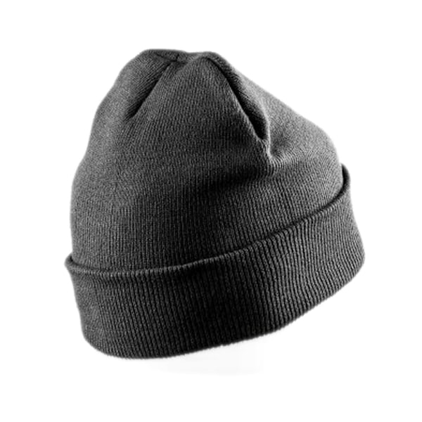 Result Vuxen Unisex Dubbelstickad Printers Mössa One Size Grå Grey One Size