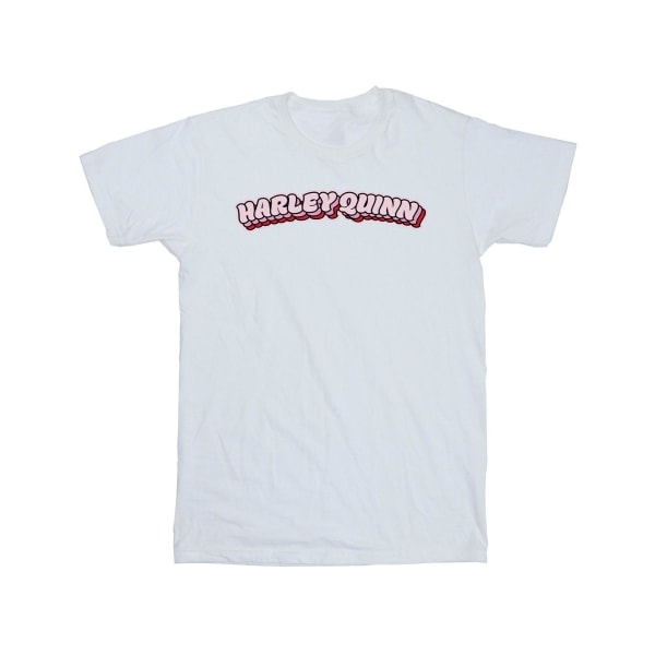 DC Comics herr Batman Harley Quinn logotyp T-shirt 3XL vit White 3XL