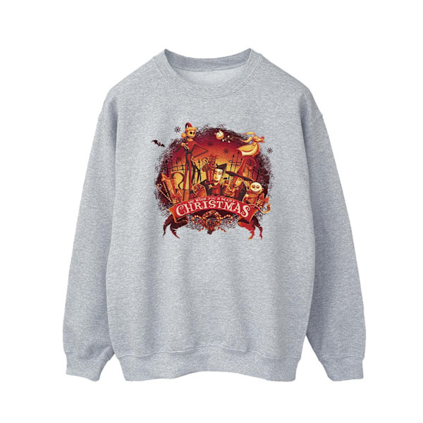 Disney Herr The Nightmare Before Christmas Scary Christmas Sweatshirt Sports Grey S