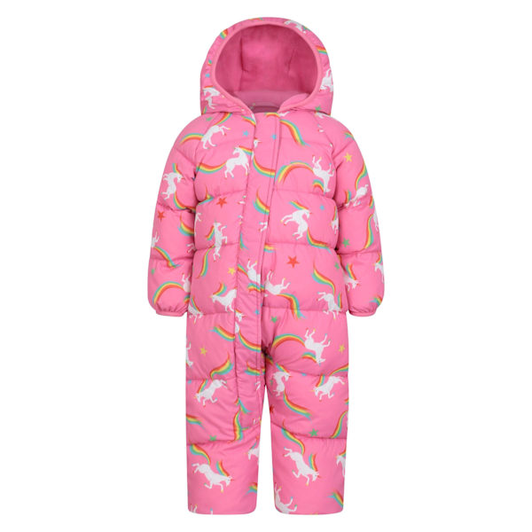 Mountain Warehouse Toddler Frosty Clouds Vadderad Snödräkt 6-12 Mån Pink 6-12 Months