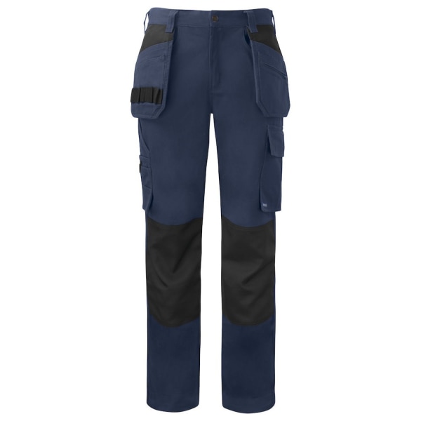 Projob Mens 5530 Kontrastpanel Cargo Byxa 34S Blå/Svart Blue/Black 34S