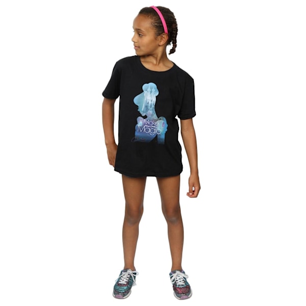 Cinderella Girls Skapa din egen magi Silhuett Bomull T-shirt Black 12-13 Years